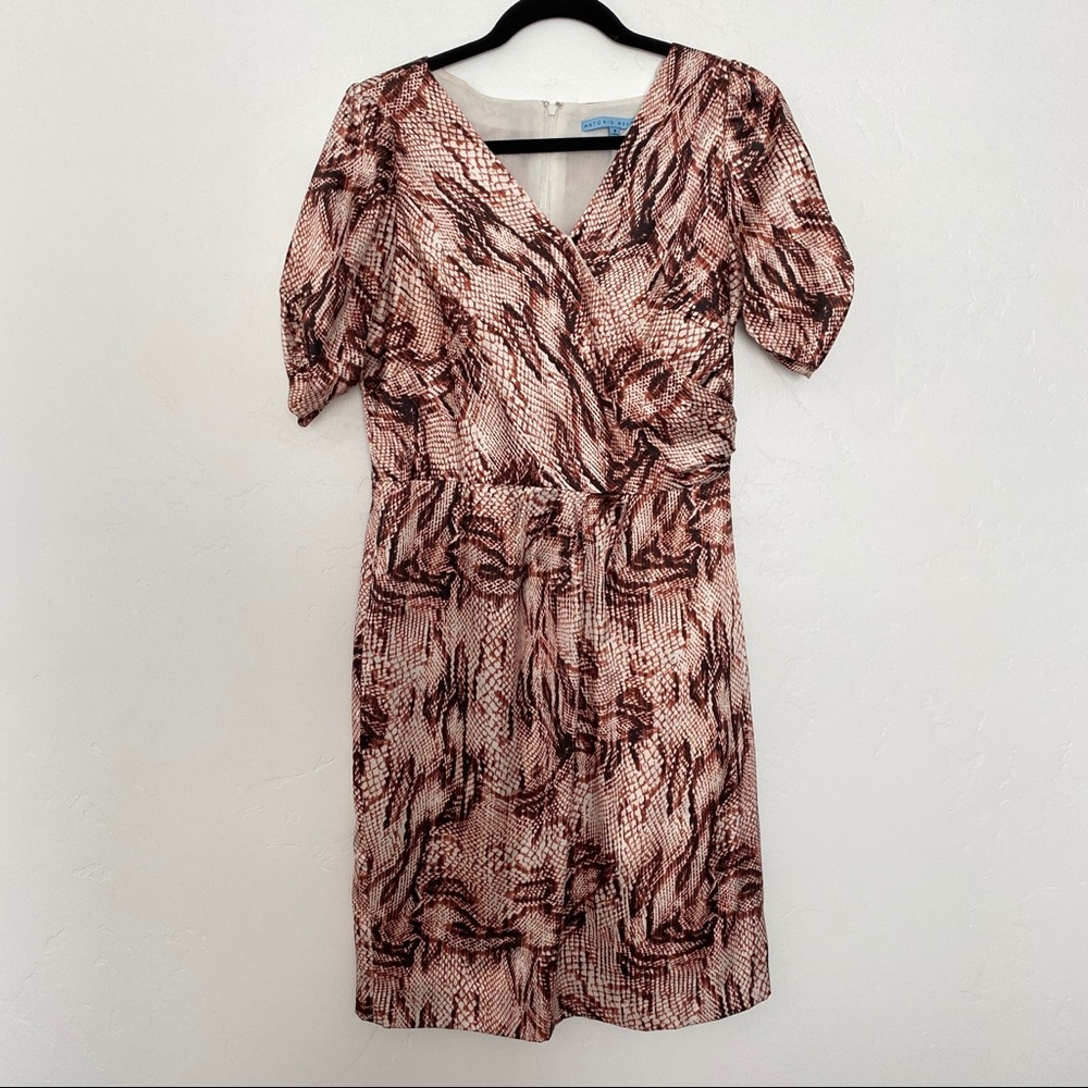 Antonio Melani Snake Print Dress